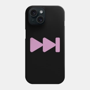 Forward button - pink Phone Case