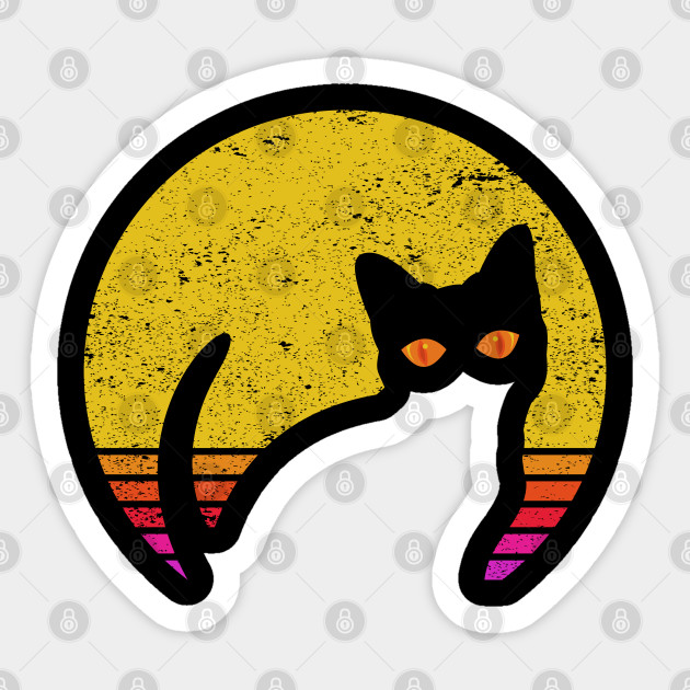 Cat Retro Shirt Funny Cat Shirt Black Cat Shirt Cat Shirt