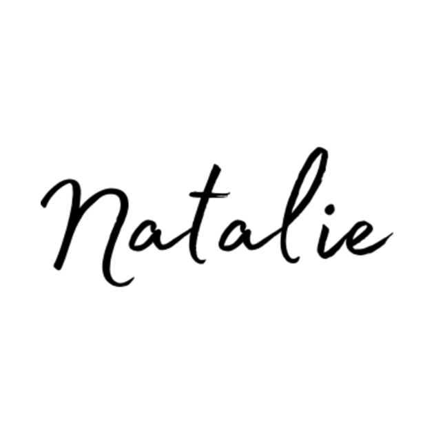 Natalie Name Calligraphy Natalie Kids TShirt TeePublic