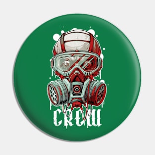 mask crew Pin