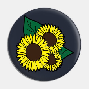 Sunflower power Pin