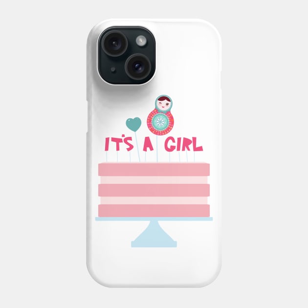 It's a girl Phone Case by EkaterinaP