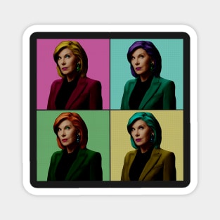 Diane Lockhart Pop Art Magnet