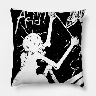 scratch acid as worn by kurt cobain Pillow