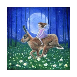 Spring Moon Hare Fairy T-Shirt