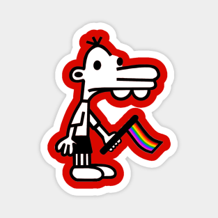 Manny Heffley Pride Flag Magnet