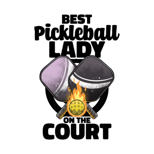 Best Pickleball Lady Paddle Pickleballer Lucky Pickleball T-Shirt