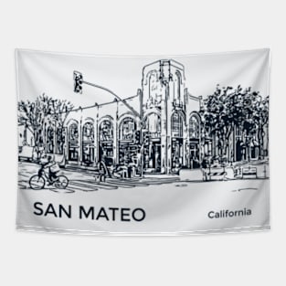 San Mateo California Tapestry