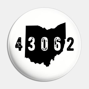 43062 Ohio zip Code Pin