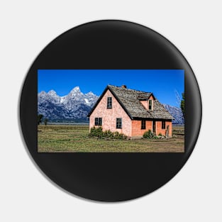 House in Mormon Row Pin