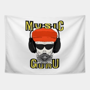 Cool Retro Music Guru Meme Tapestry