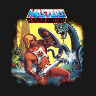 He-Man vs Sea Creature T-Shirt