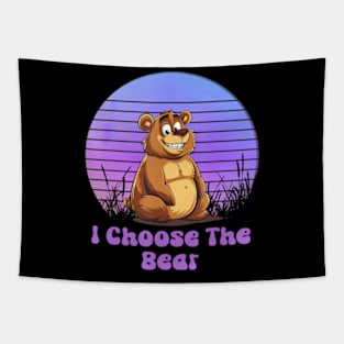 I Choose The Bear Tapestry