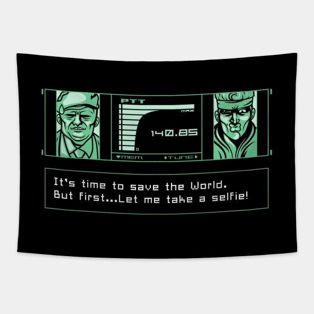 Let me take a codec selfie Tapestry by demonigote