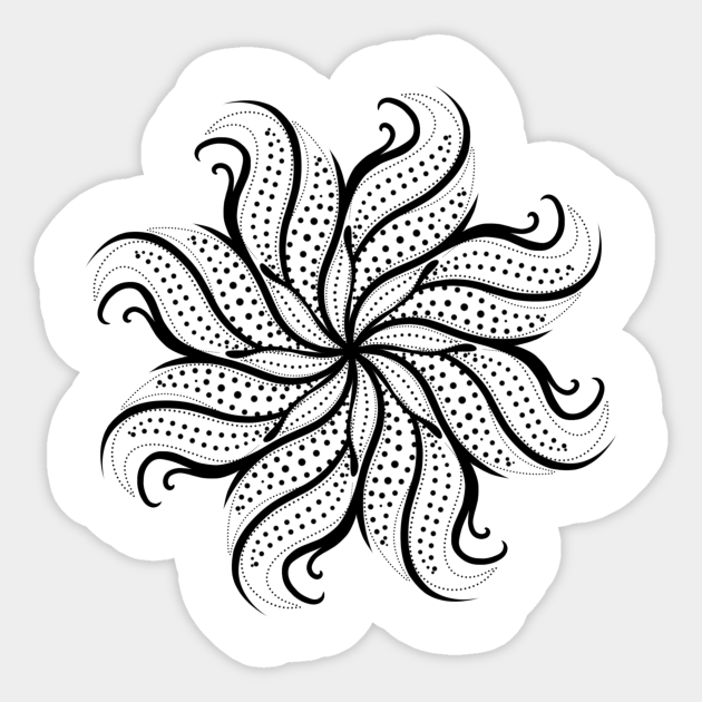 Trippy Moon Flower Trippy Pattern Sticker Teepublic Check out our trippy drawing selection for the very best in unique or custom, handmade pieces from our art & collectibles shops. trippy moon flower