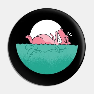 T-Rex Swimming Pin