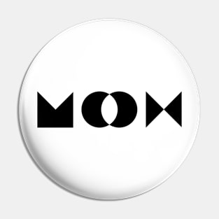 Abstract Moon Pin