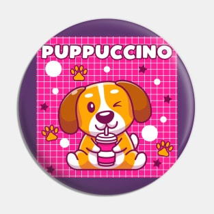 Puppuccino Pin