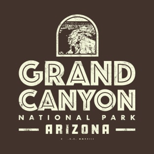 Grand Canyon National Park - Canyons (Tan) T-Shirt