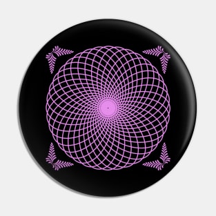 Pink orbital paths mandala Pin