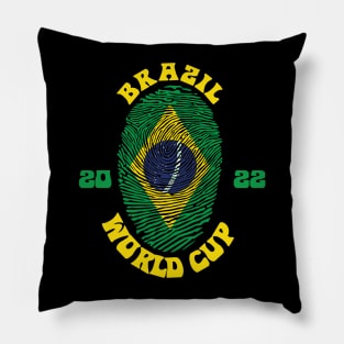 Brazil World Cup 2022 Pillow