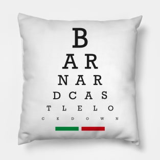 Barnard Castle Eye Test - Anti-Tory Sarcastic Funny Pillow