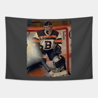 Daniel Berthiaume in Boston Bruins Tapestry