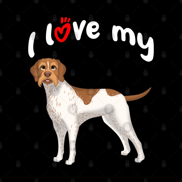 I Love My German Wirehaired Pointer Dog by millersye