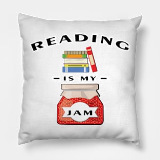 Reading Is My Jam Pillow