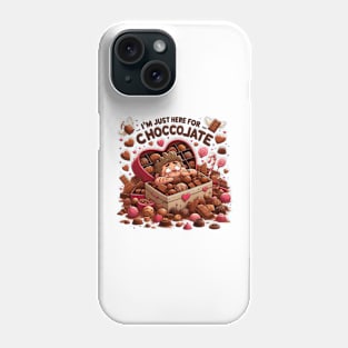 I'm Just Here For The Chocolate Phone Case