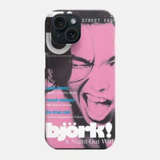 Bjork old magazine cover Phone Case