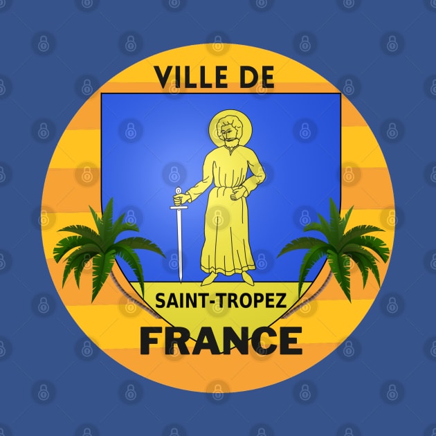 St Tropez France ( Ville de St Tropez ) by Papilio Art