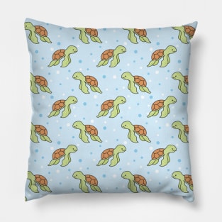 Sea Turtle Cute Animal Pattern Pillow