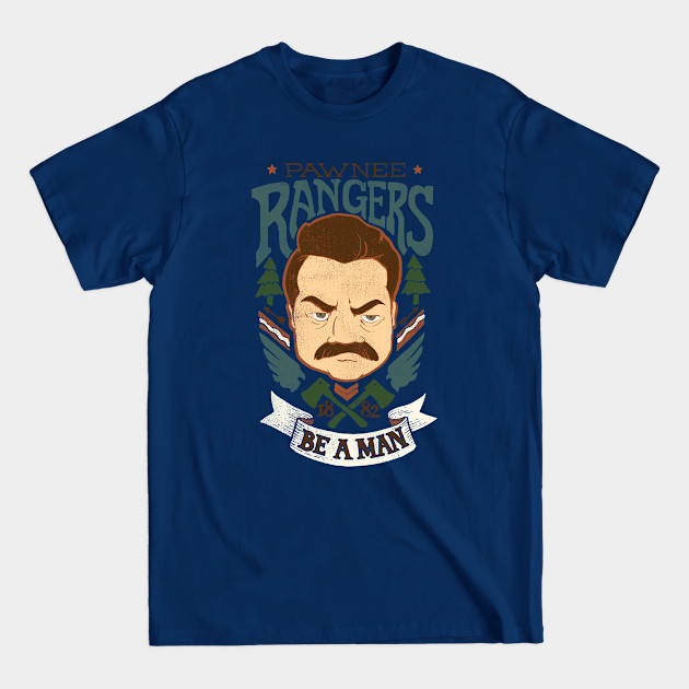 Pawnee Rangers - Ron Swanson - T-Shirt