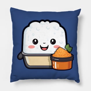 kawaii bento sushi T-Shirt cute  funny Pillow