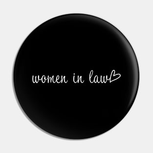 women in law Pin