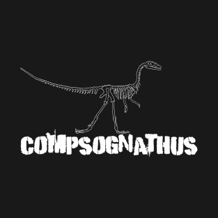 Dinosaurier Fossil Skelett Compsognathus T-Shirt