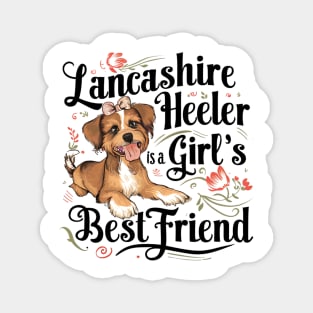 Lancashire Heeler is a girl's best friend Magnet