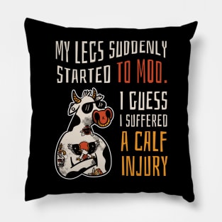 Funny Calisthenics Street Fitness and Gym Exercise Quote Pillow
