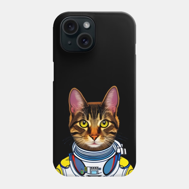 Astronaut Cat Phone Case by Purrestrialco