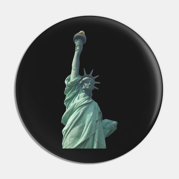 Lady Liberty Cutout Pin by Laybov