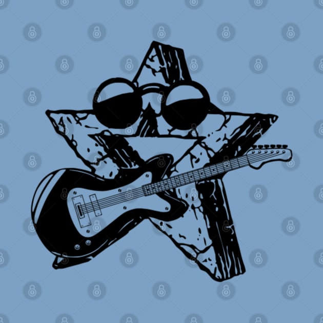 Guitar star shirt by Blue Diamond Store