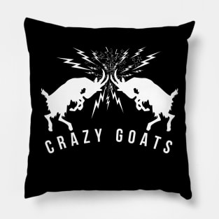 Crazy goats Pillow