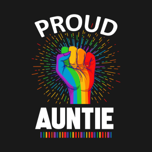 Proud Auntie Gay Lgbt T-Shirt