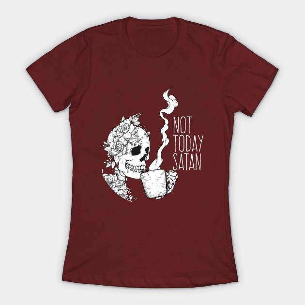 Disover Not Today Coffee Skeleton - Skeleton - T-Shirt