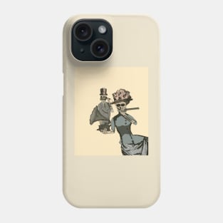 Hip Hop Victorian Skeletons Phone Case