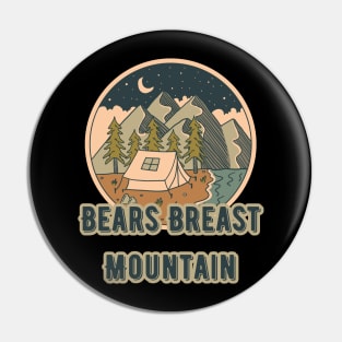 Bears Breast Mountain Pin