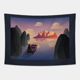 Peaceful Island Tapestry
