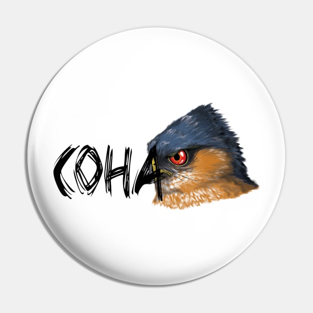 COHA - The Cooper's Hawk Pin by Shokokuphoenix