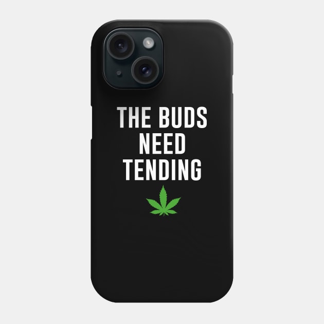 The Buds Need Tending Phone Case by aniza